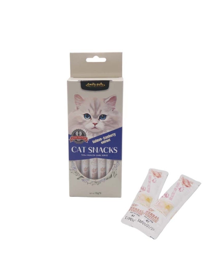 إيميلي بيتس وجبة سائلة للقطط بنكهة التونة وخلاصة التوت البري 6 × 15 غرام - Image 1